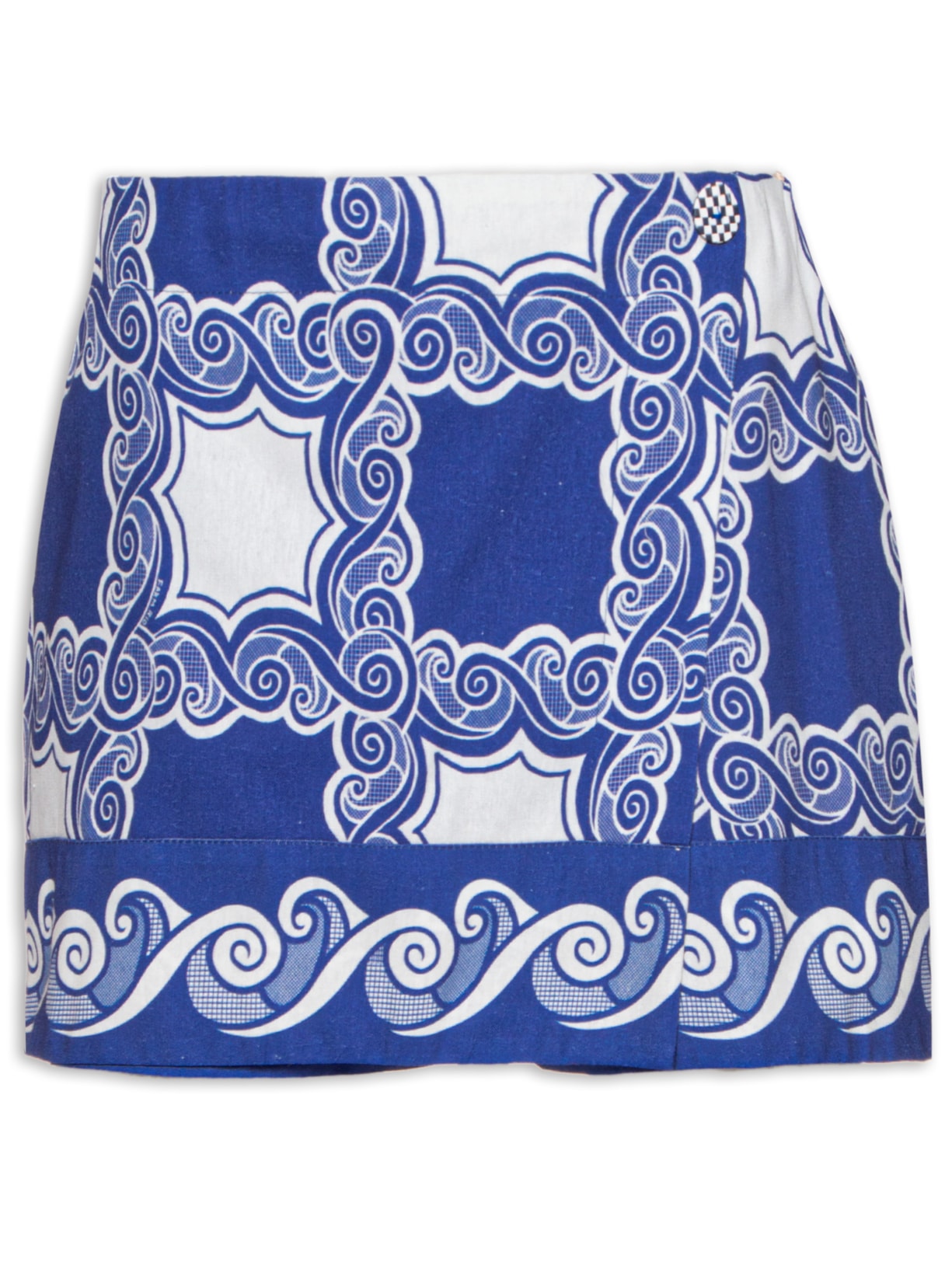 Short Saia Jogo Do Mar - Azul