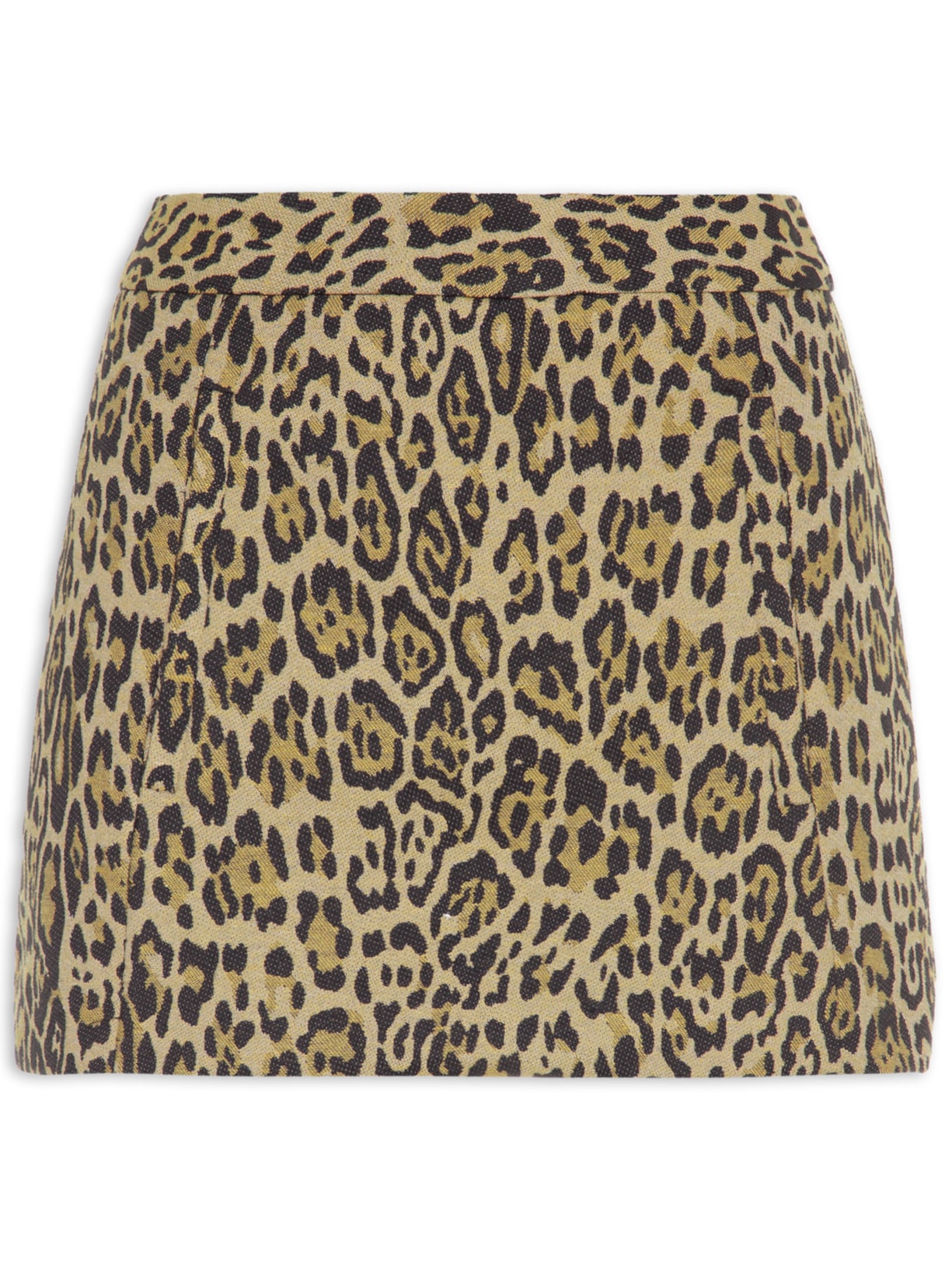 Short Saia Kaia Onça Caramelo - Animal Print