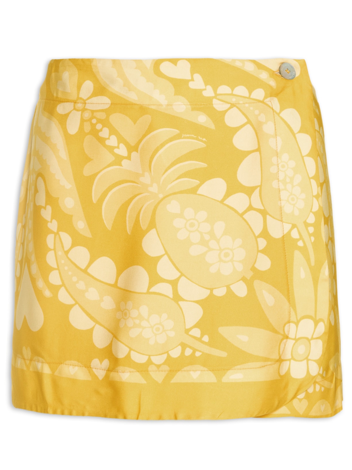 Short Saia Lenço Martina - Amarelo