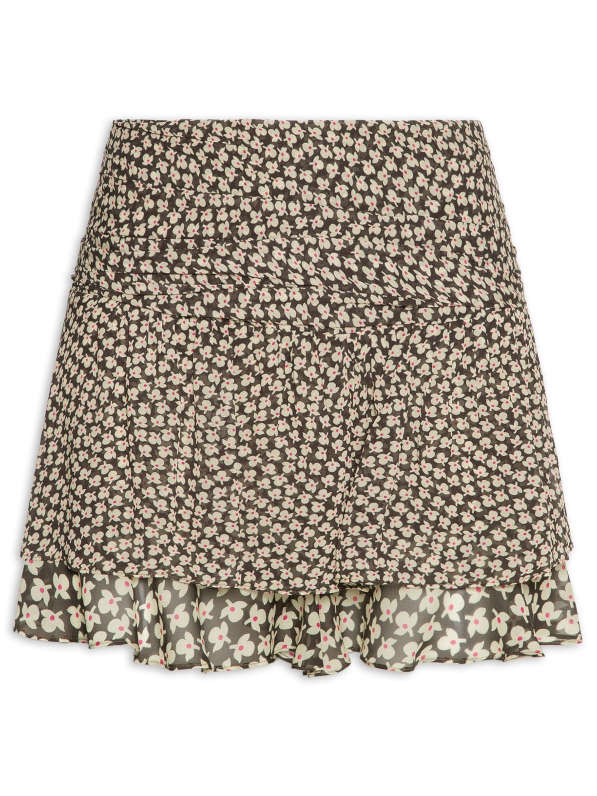 Short Saia Liberty Preto Animale