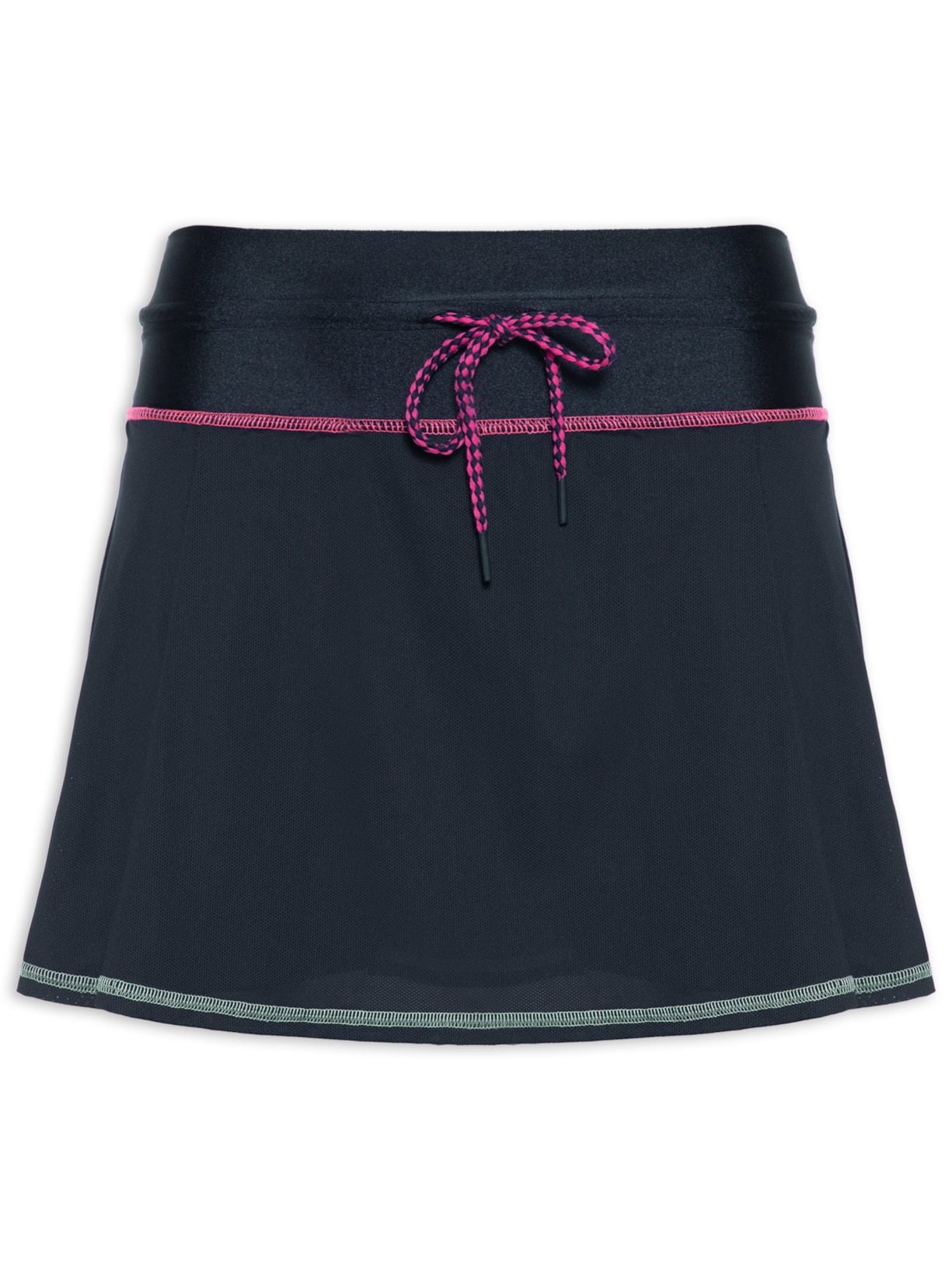 Short Saia Liso - Azul