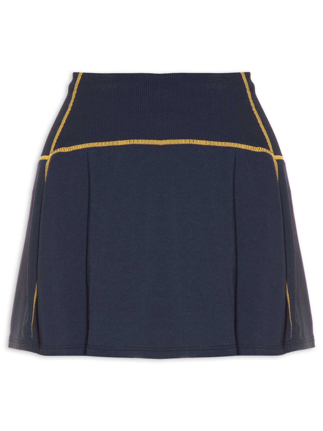 Short Saia Liso - Azul