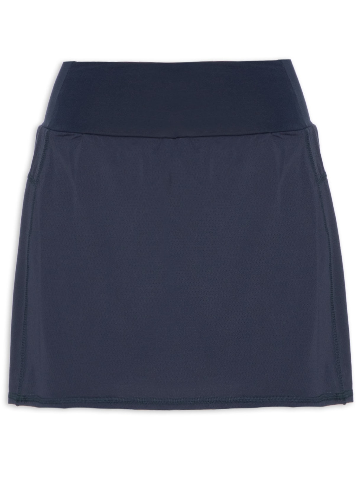 Short Saia Liso - Azul