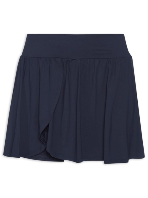 Short Saia Liso - Azul