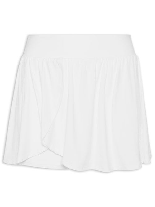 Short Saia Liso - Branco
