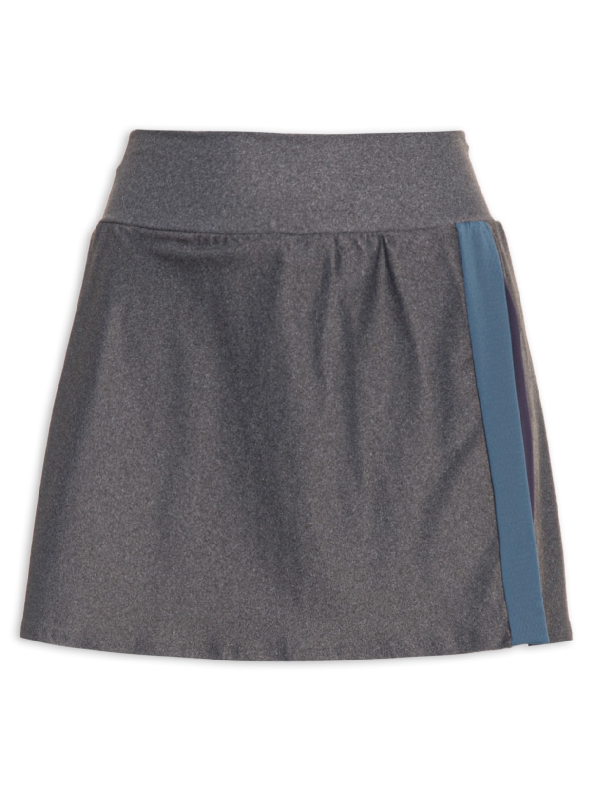 Short Saia Liso - Cinza