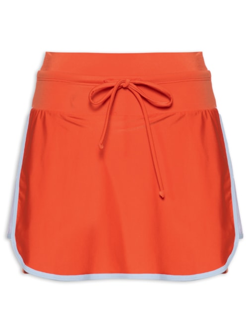 Short Saia Liso - Laranja