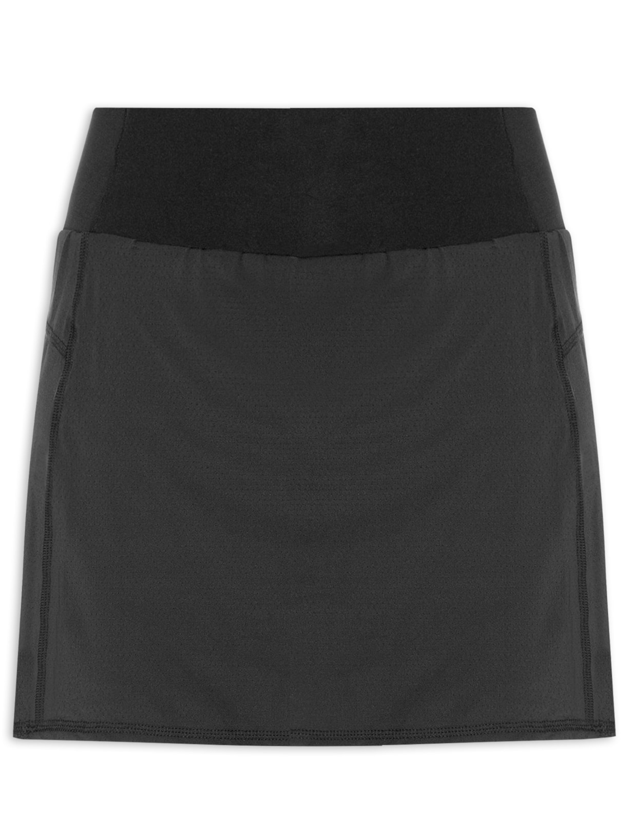 Short Saia Liso - Preto