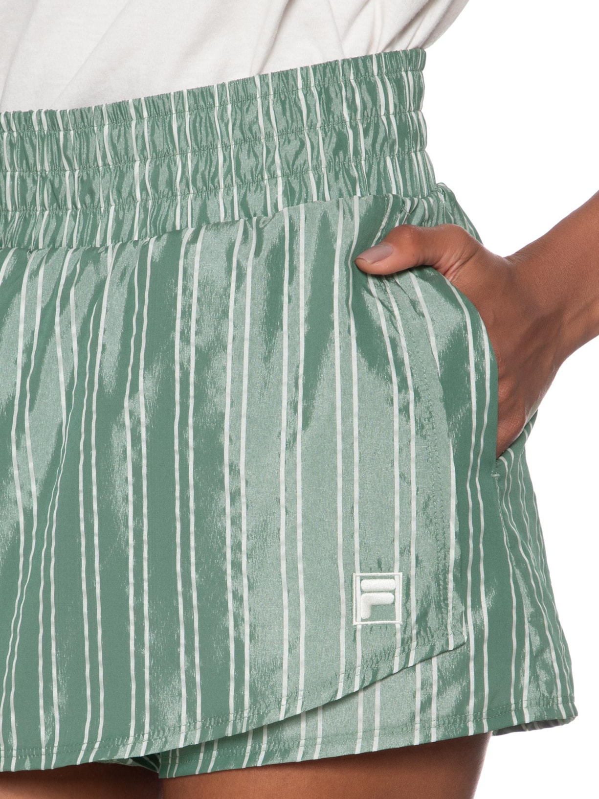 Short Saia Nylon Classics Sports Verde Fila