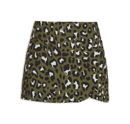 Short Saia Onça - Animal Print