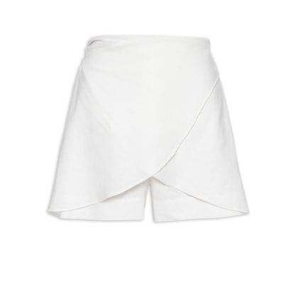 Short Saia Pareô - Branco