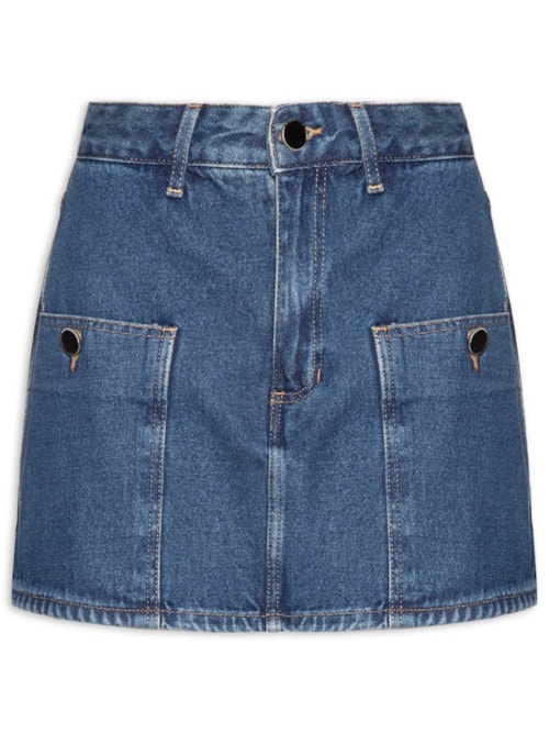 Short Saia Taine - Azul