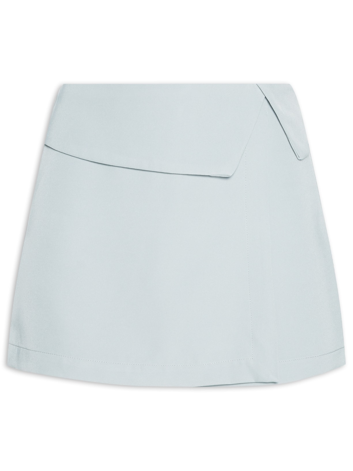 Short Saia Transpassado - Cinza