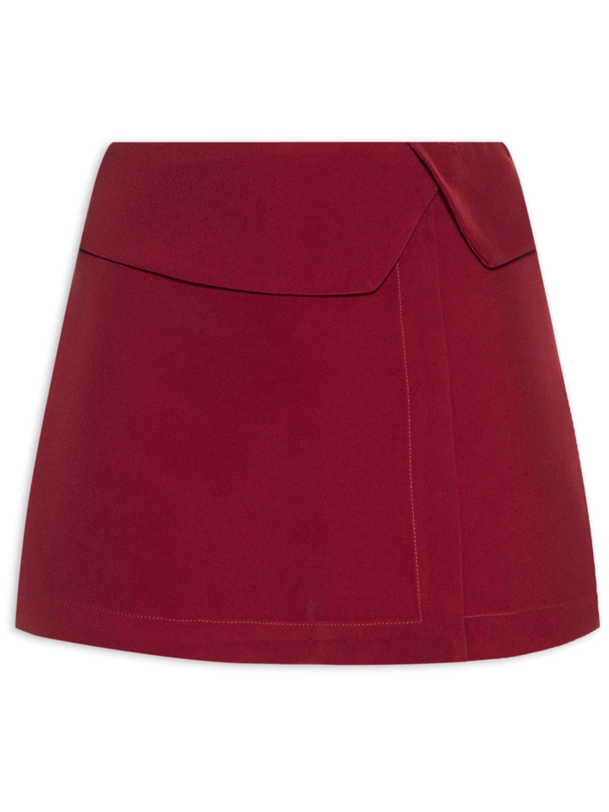 Short Saia Transpassado - Vermelho