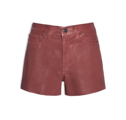 Short Sarja Box Like Leather - Vinho