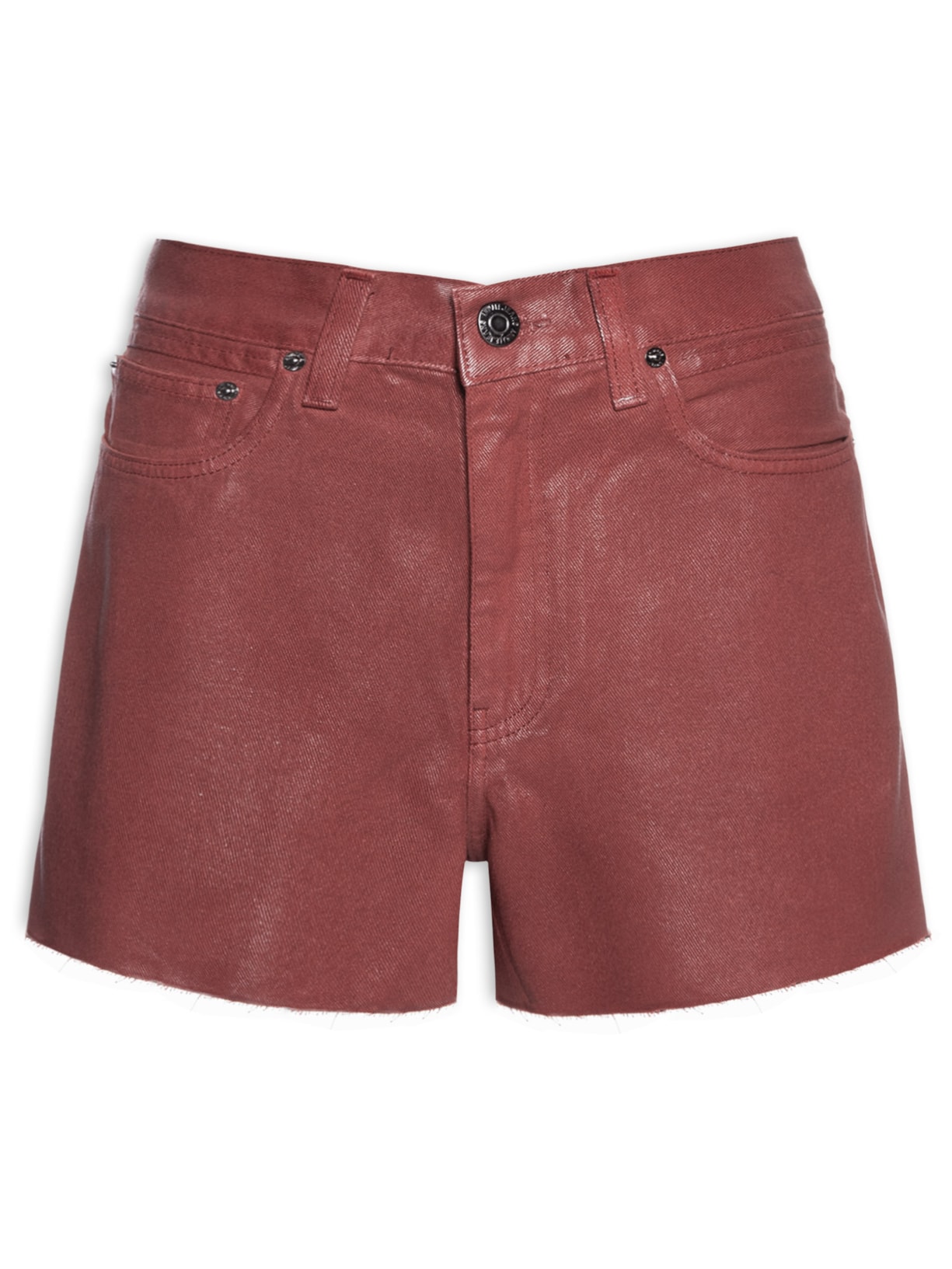 Short Sarja Box Like Leather - Vinho