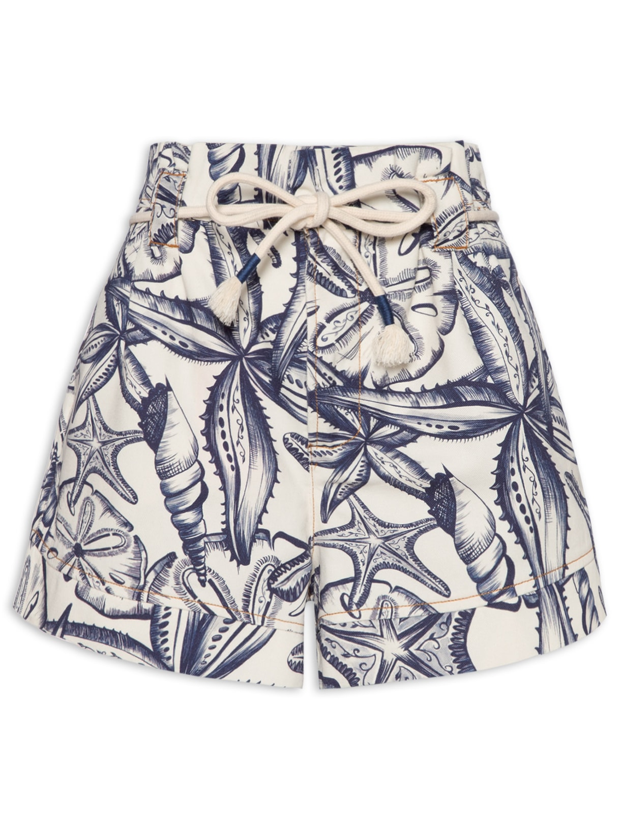 Short Sarja Desejo Do Mar - Branco