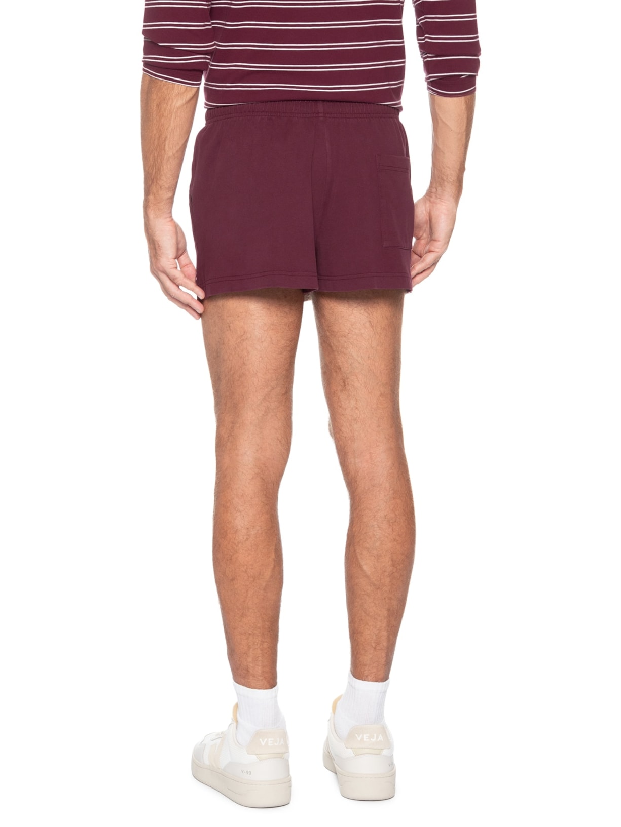 Short Unissex Syracuse Embroidered Disco Vermelho Sporty & Rich