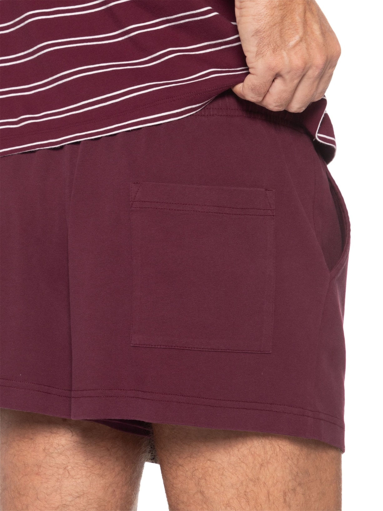 Short Unissex Syracuse Embroidered Disco Vermelho Sporty & Rich
