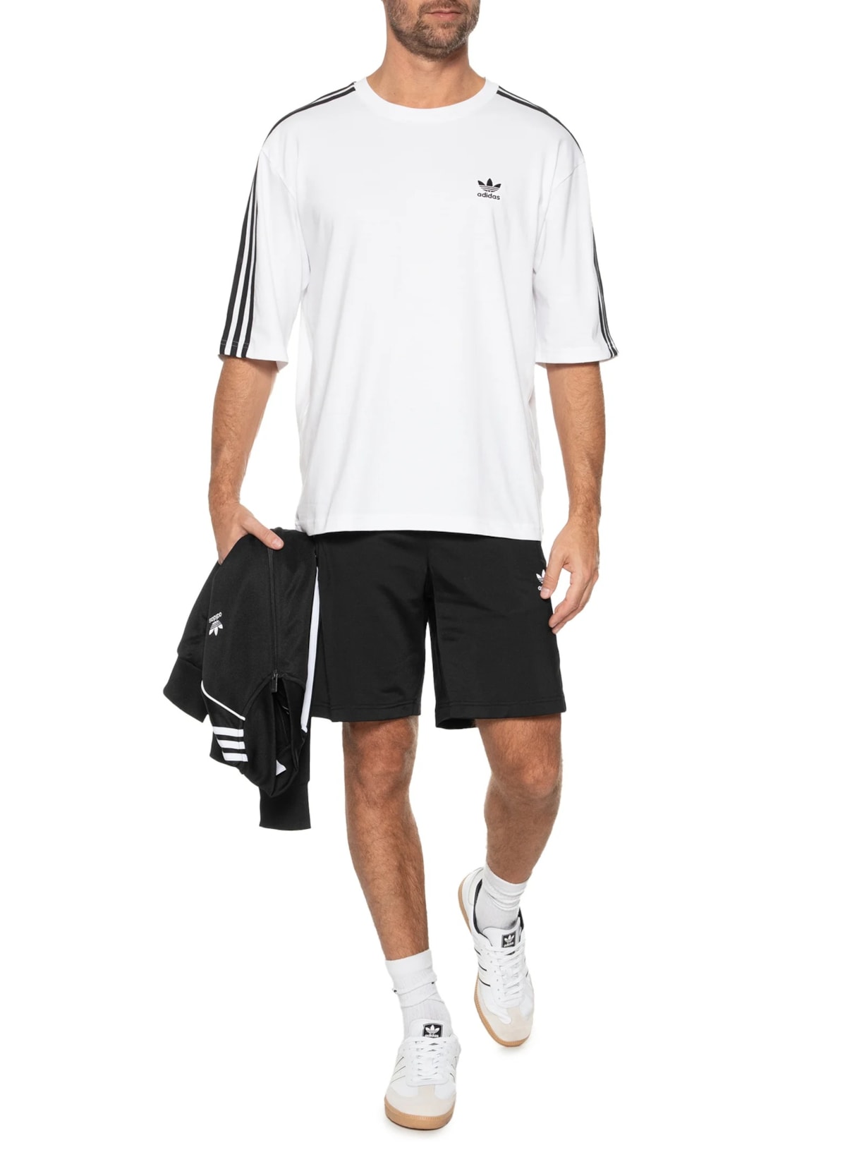 Shorts Adicolor Firebird Preto Adidas Originals
