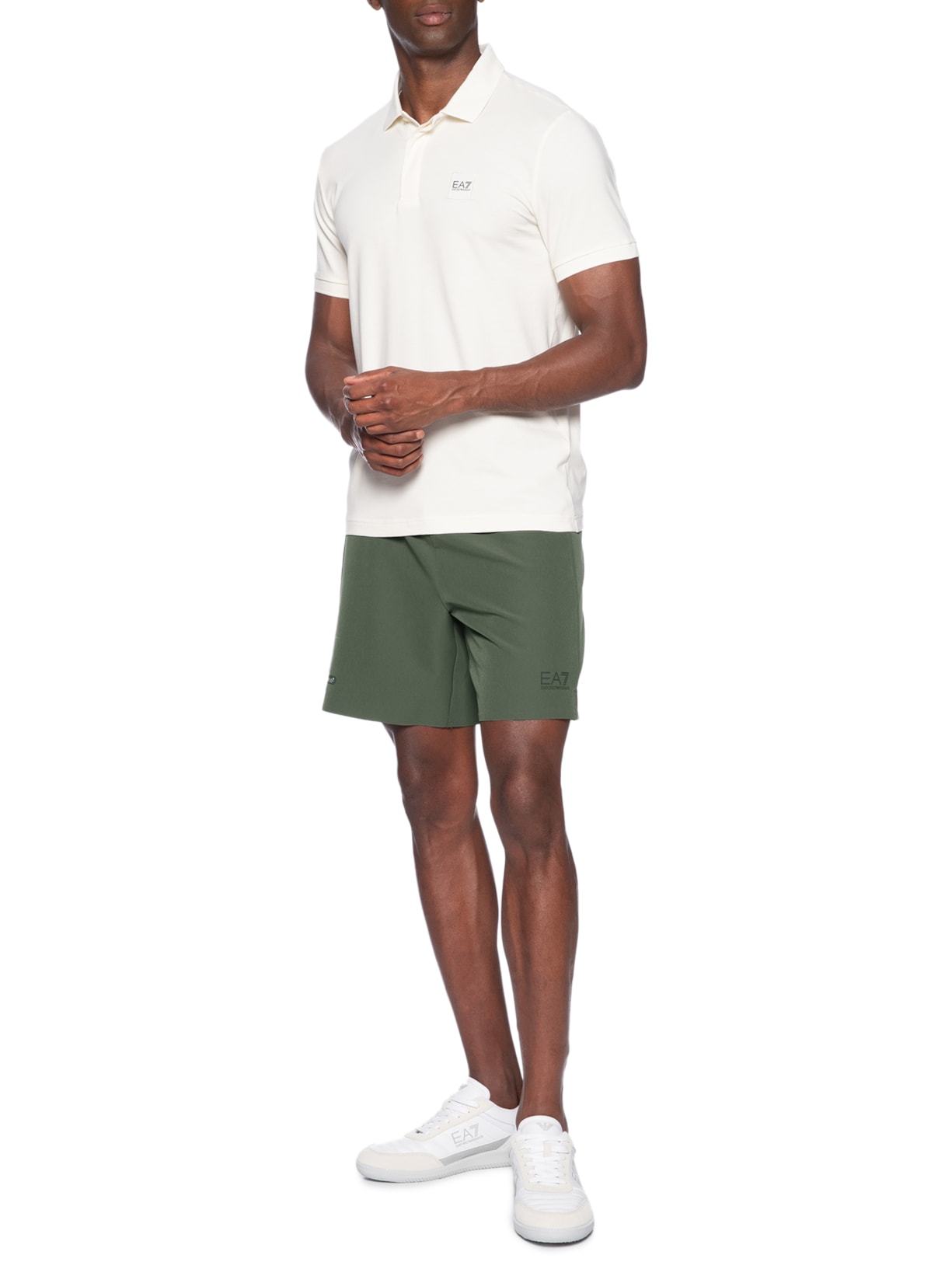 Shorts Casual Masculino Venturs7 Verde Ea7 Emporio Armani