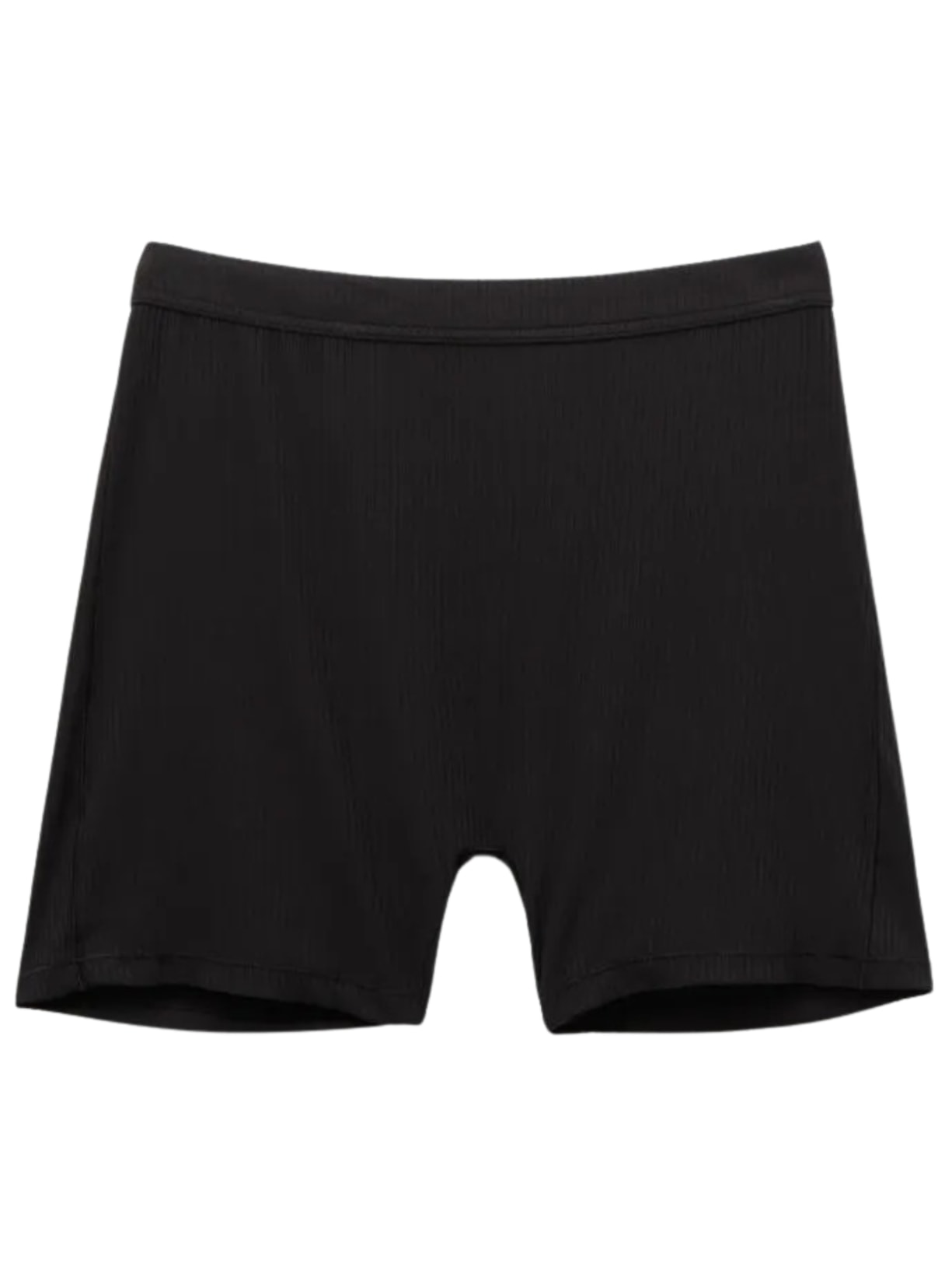 Shorts Ciclista Canelado Em Viscose Your Everyday Wear Preto Intimissimi