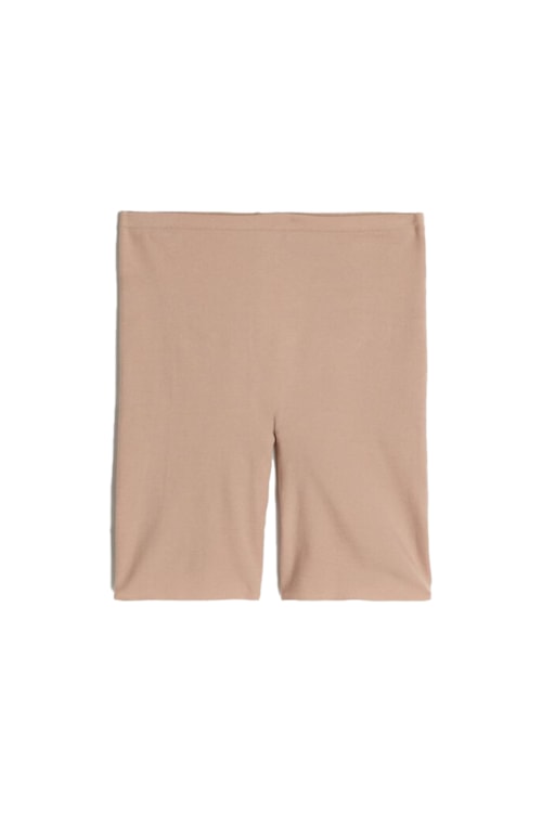 Shorts De Algodão Supima® Sem Costuras - Bege