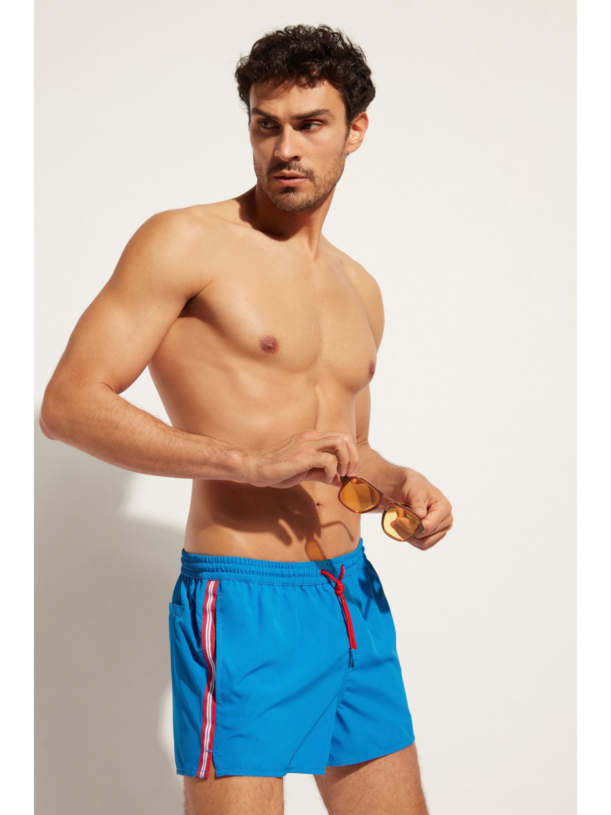Shorts De Praia Homem Ibiza Eco Azul Calzedonia