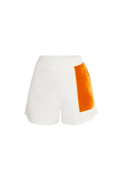 Shorts Duo Caramelo - Off White