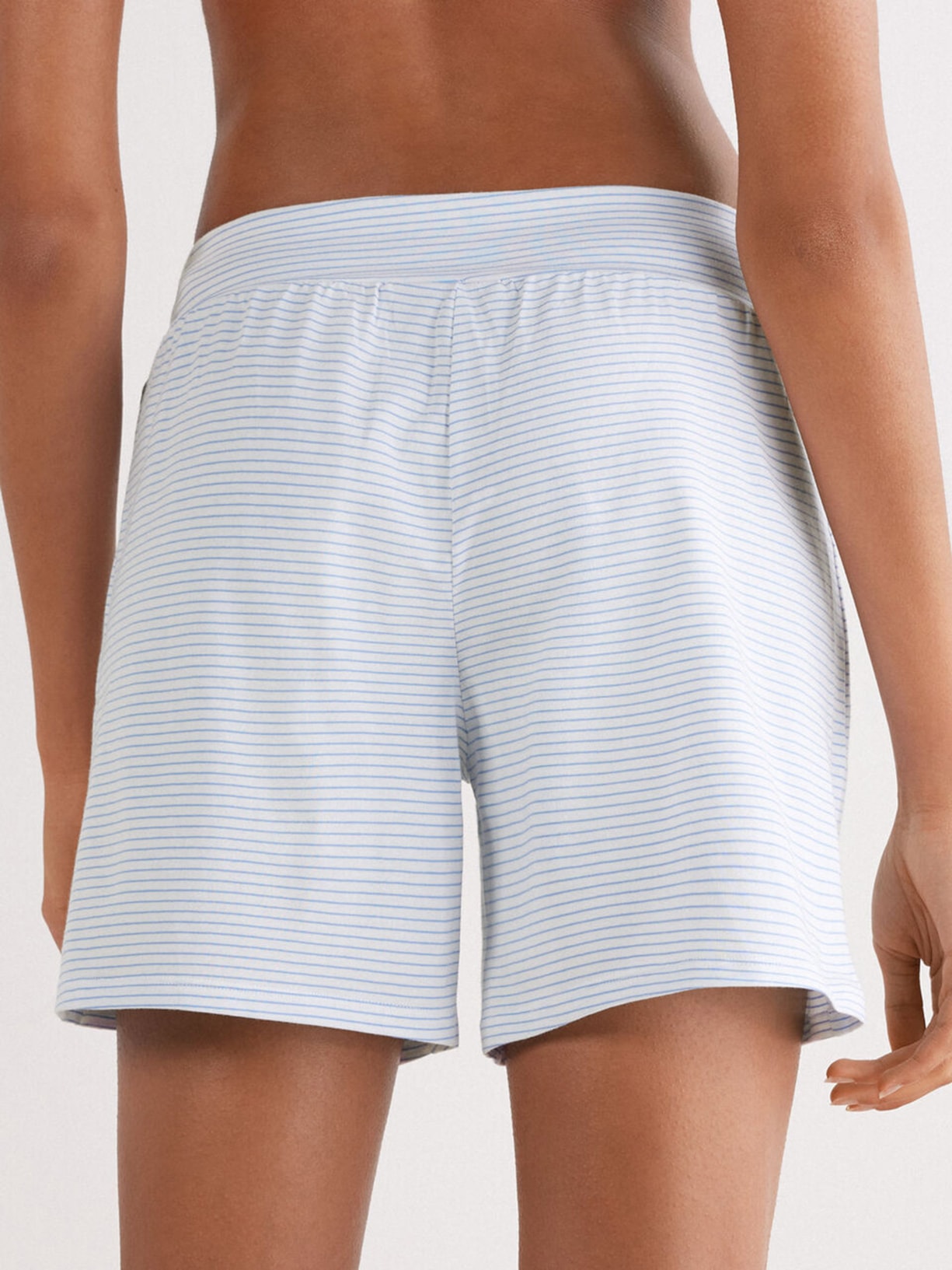 Shorts Em Algodão Morning Portofino Azul Intimissimi