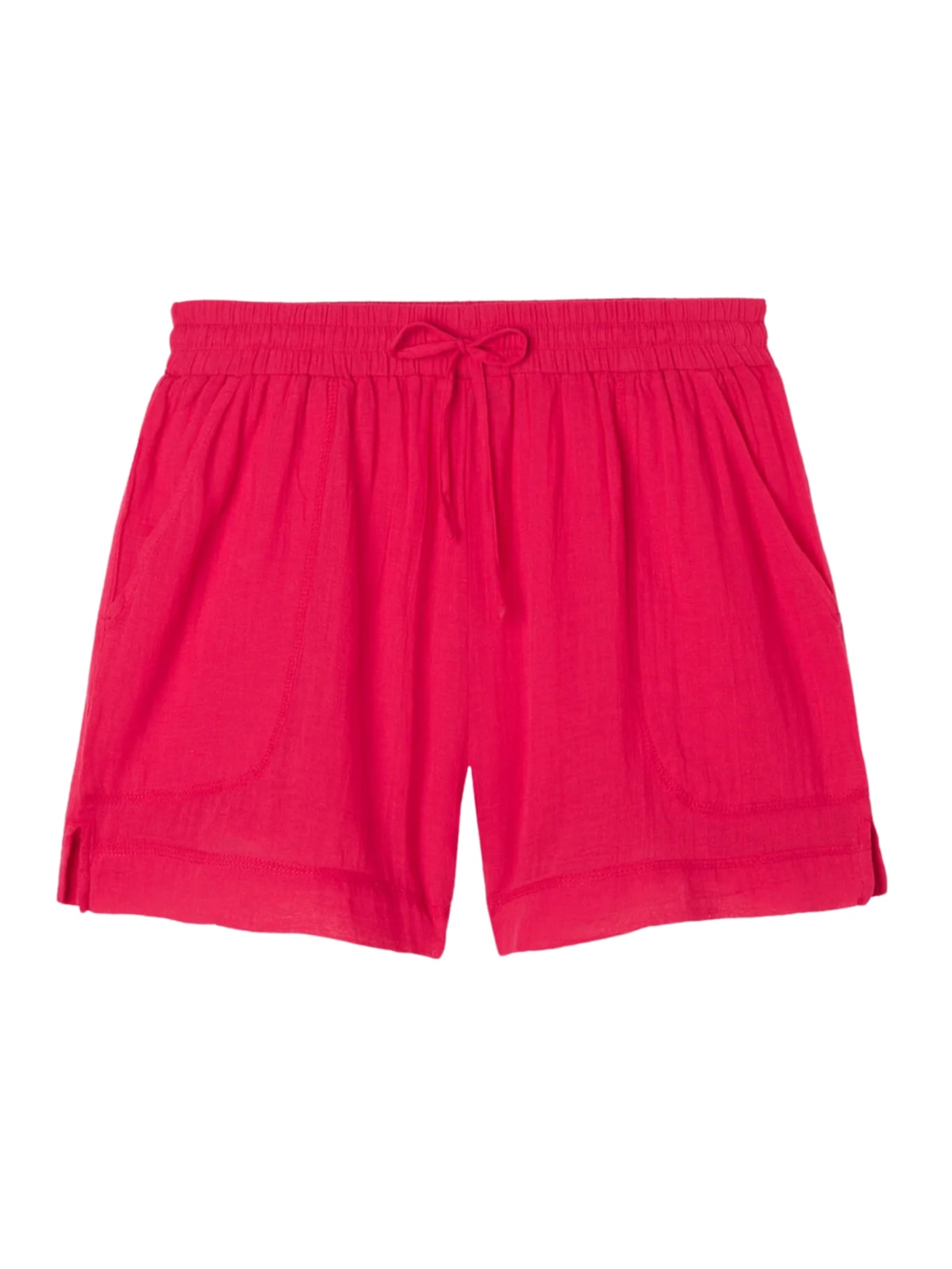 Shorts Em Algodão - Rosa