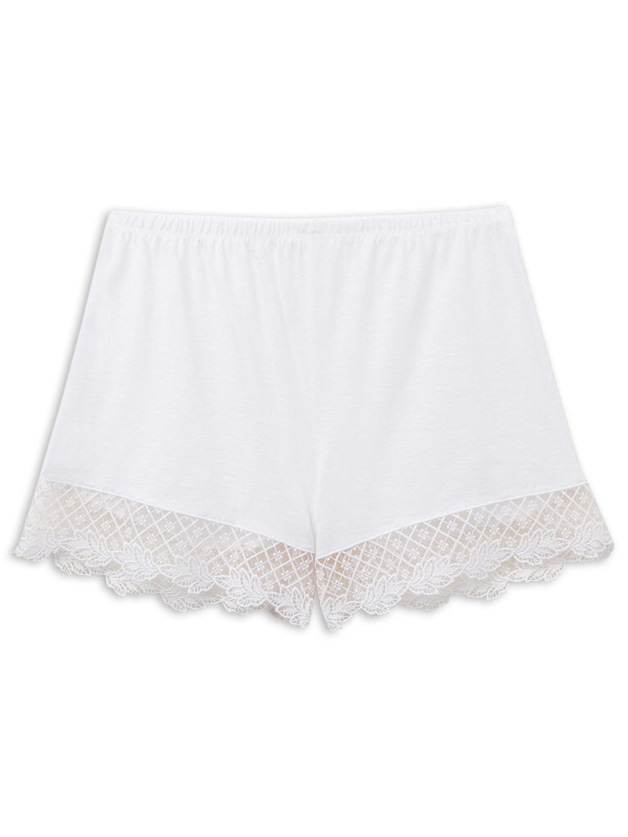 Shorts Em Algodão Sophisticated Allure Branco Calzedonia