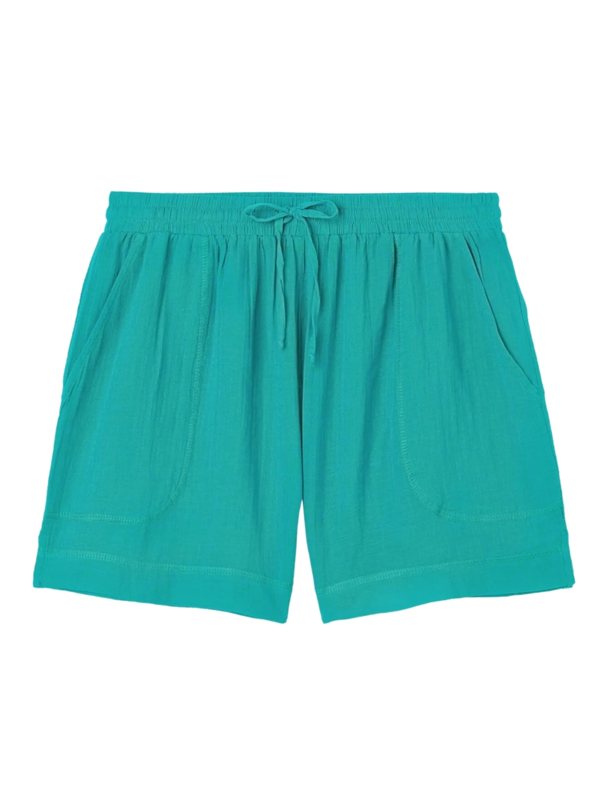Shorts Em Algodão - Verde