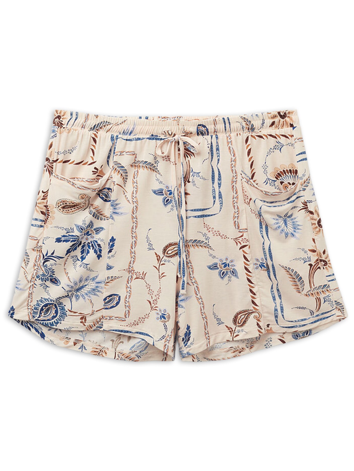 Shorts Em Fresh Bamboo Italian Riviera - Bege