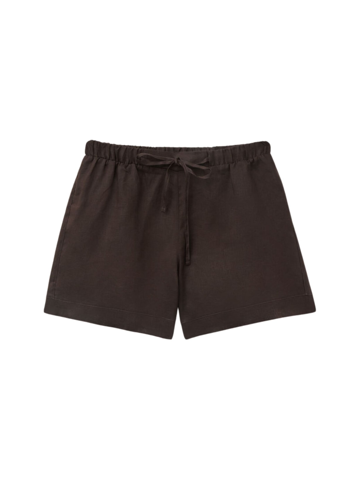 Shorts Em Linho Marrom Intimissimi