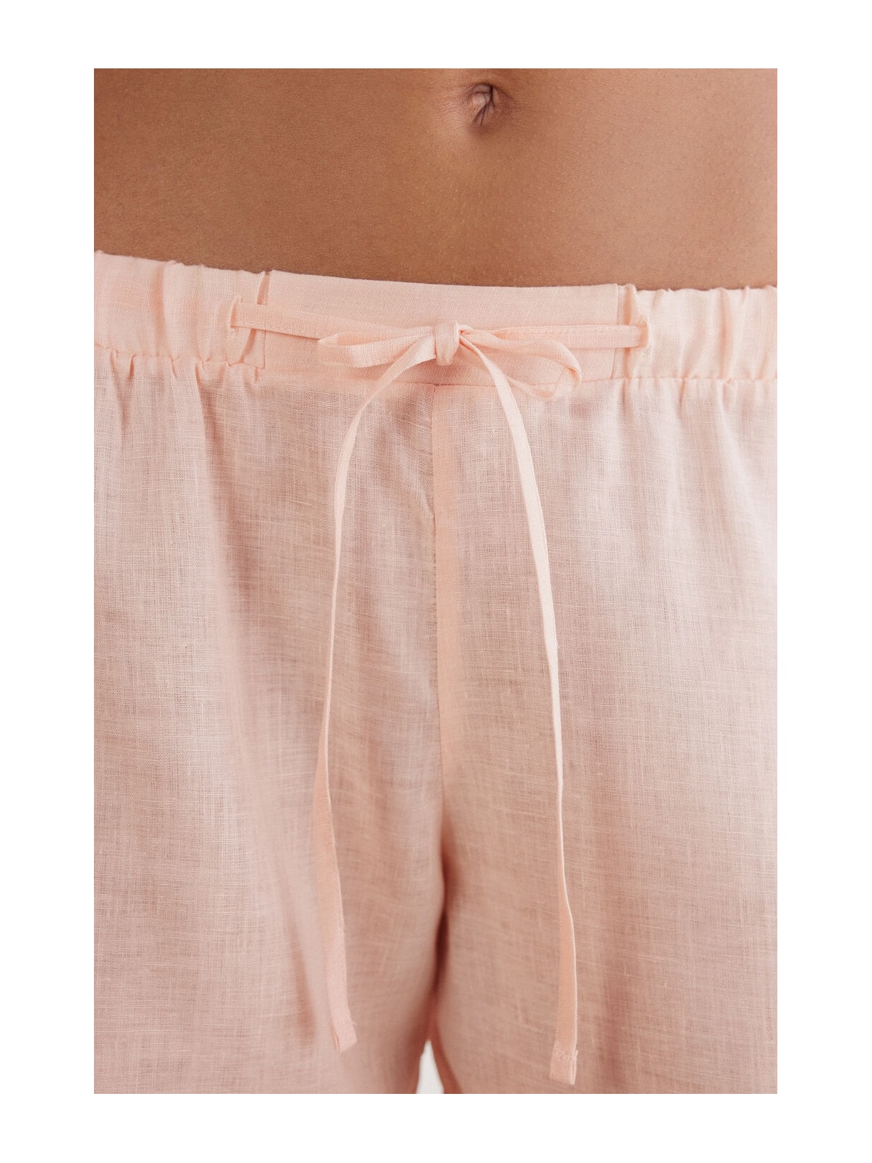 Shorts Em Linho The Pure Linen Rosa Intimissimi
