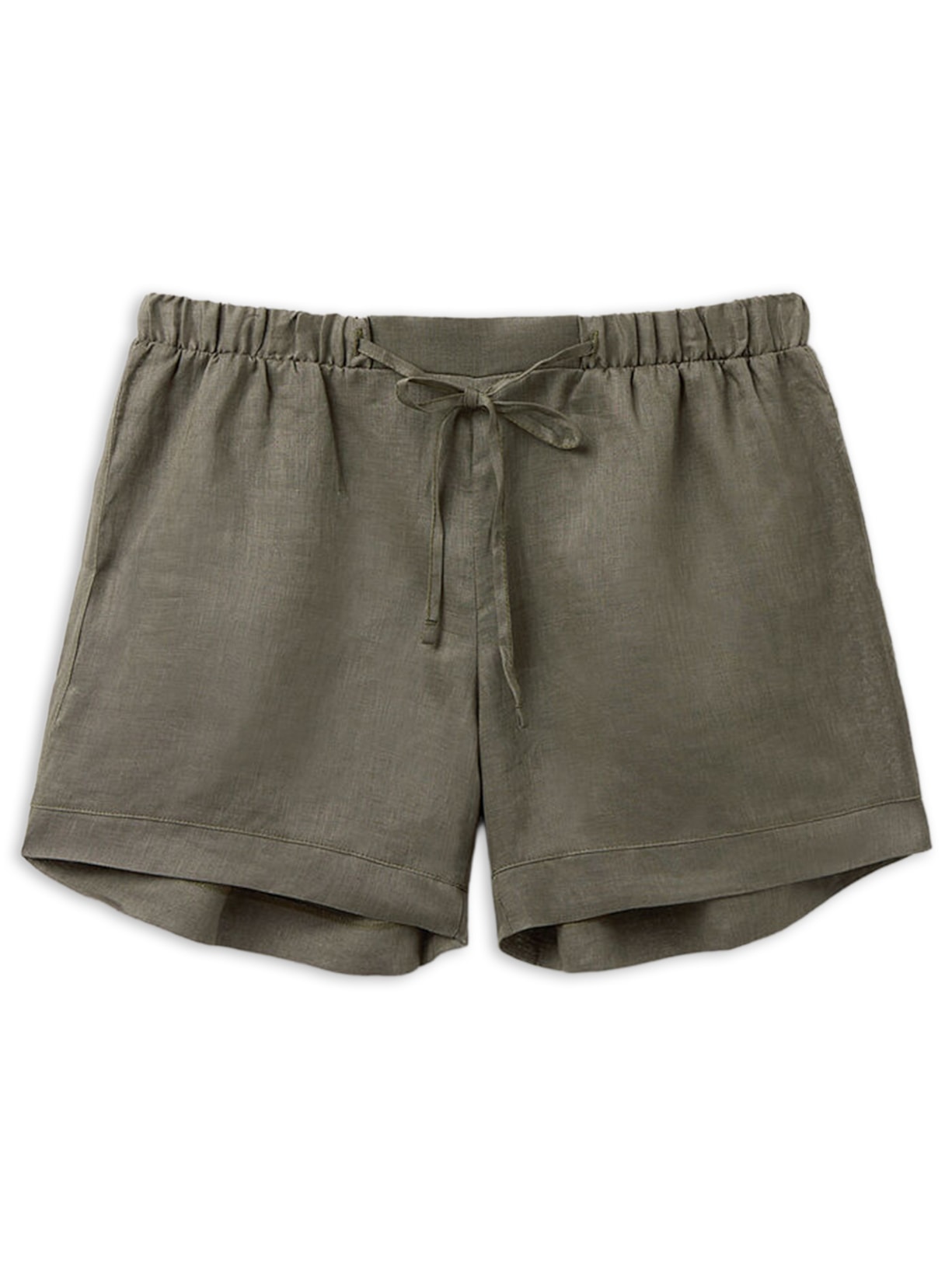 Shorts Em Linho The Pure Linen Verde Intimissimi