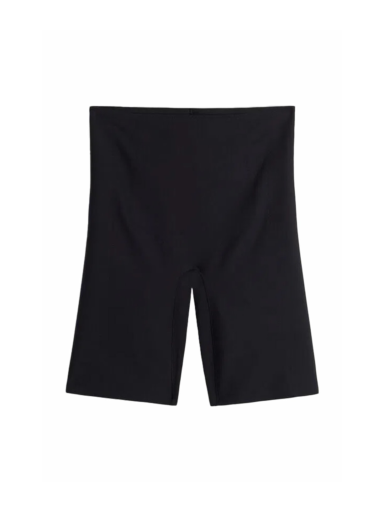 Shorts Em Microfibra Com Corte Vivo - Preto