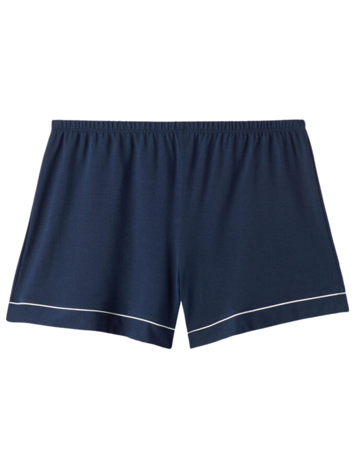 Shorts Em Modal Com Detalhes - Azul