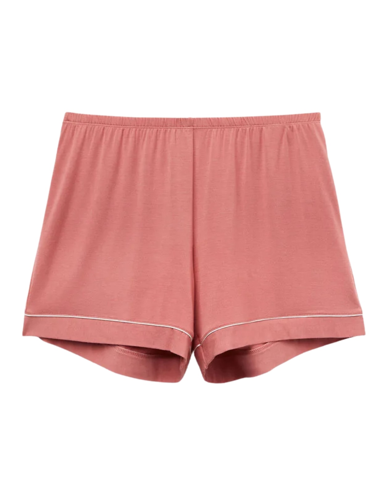 Shorts Em Modal Com Detalhes Contrastantes - Rosa
