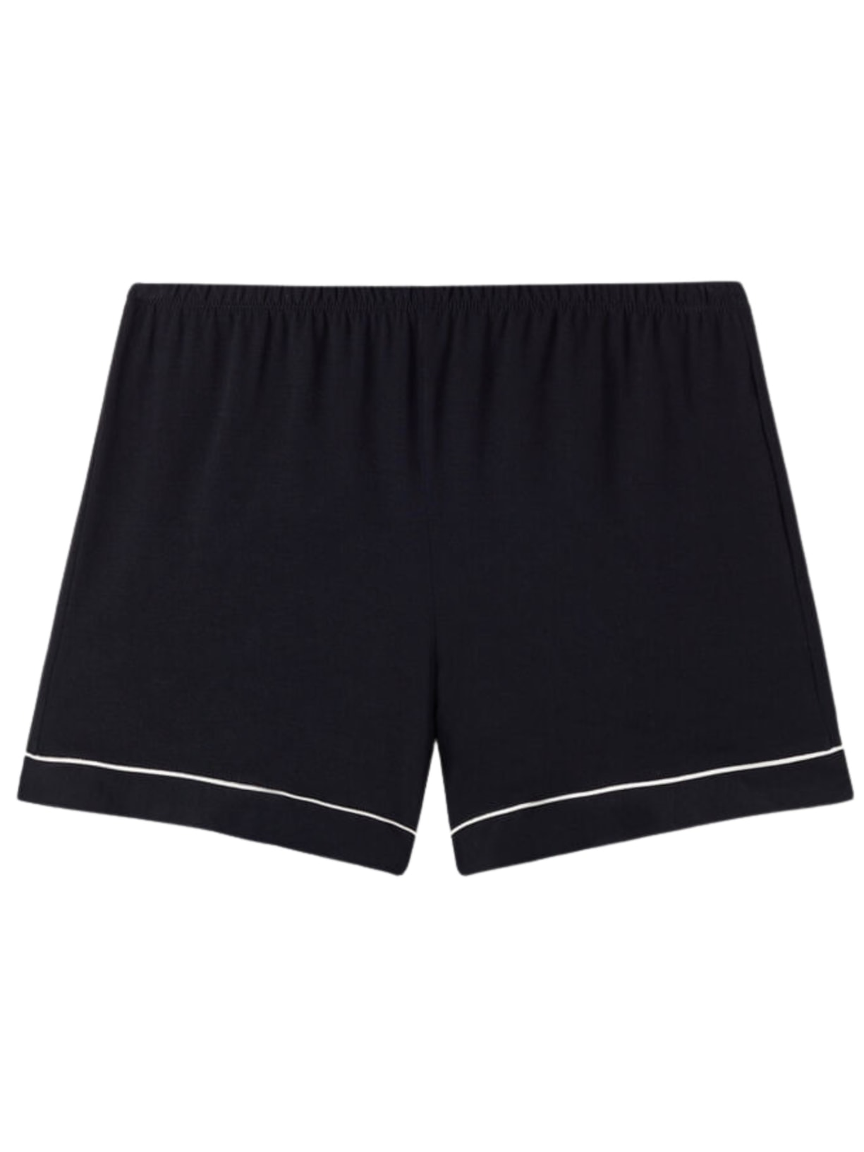 Shorts Em Modal Com Detalhes - Preto