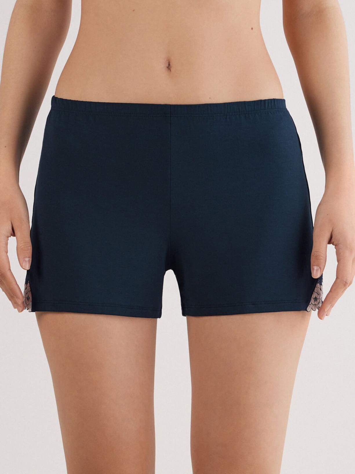 Shorts Em Modal Pretty Flowers Azul Intimissimi