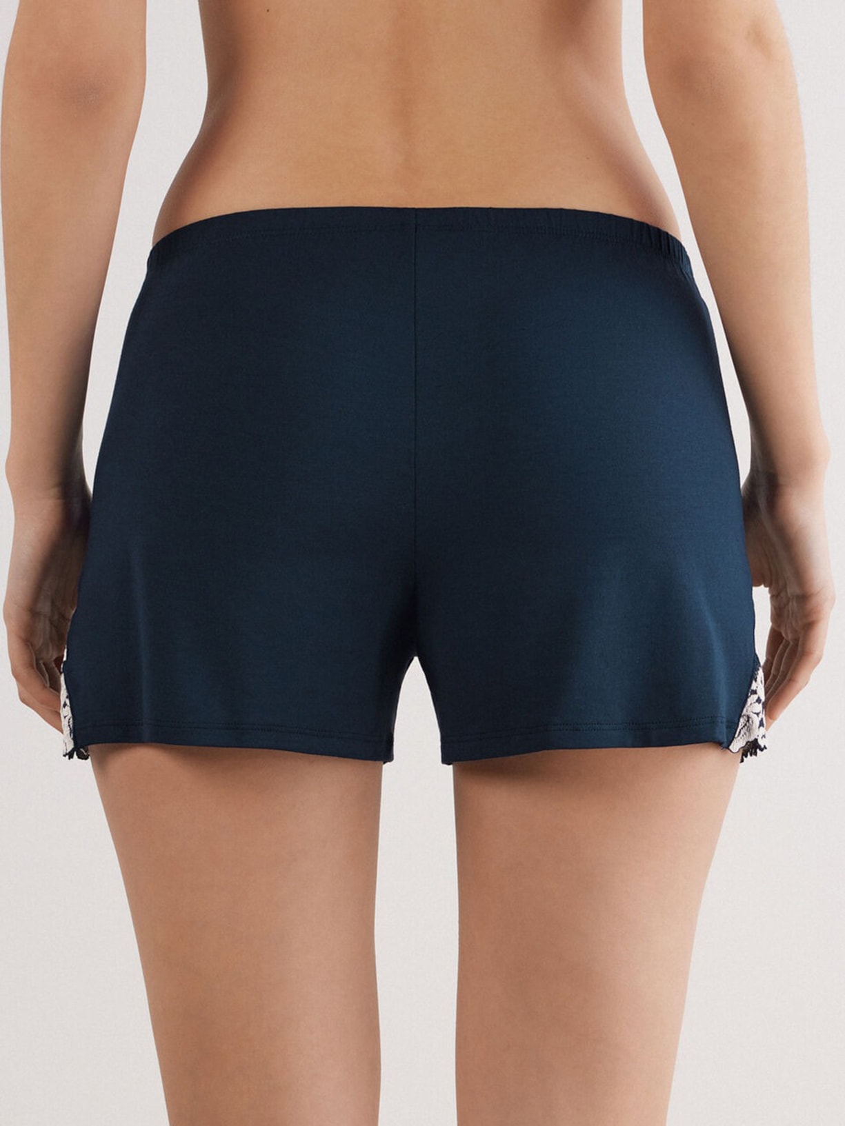 Shorts Em Modal Pretty Flowers Azul Intimissimi