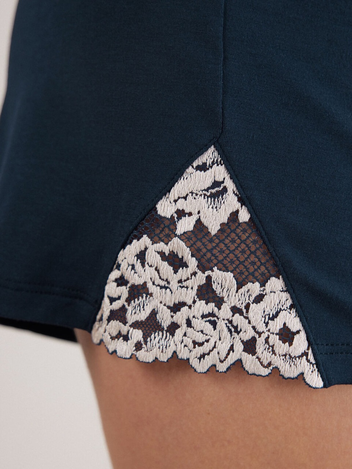Shorts Em Modal Pretty Flowers Azul Intimissimi