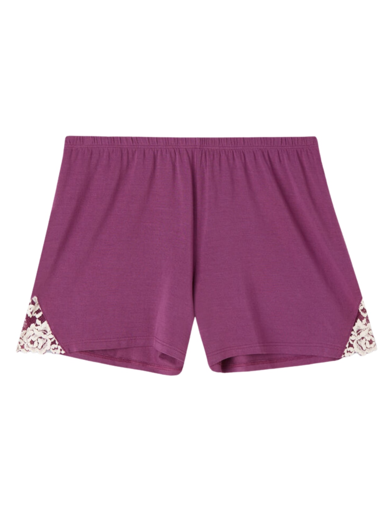 Shorts Em Modal Pretty Flowers Roxo Intimissimi