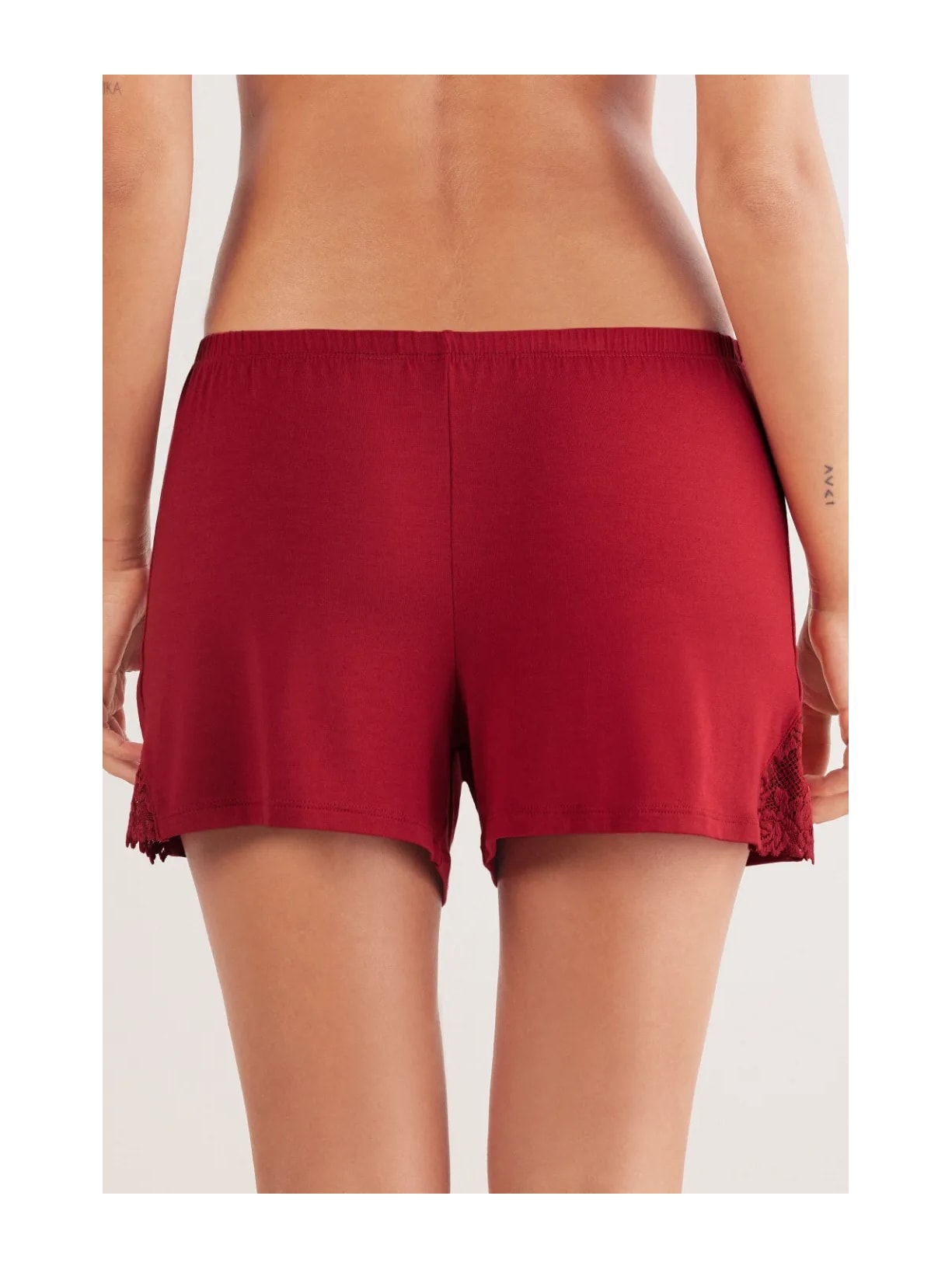 Shorts Em Modal Pretty Flowers Vermelho Intimissimi