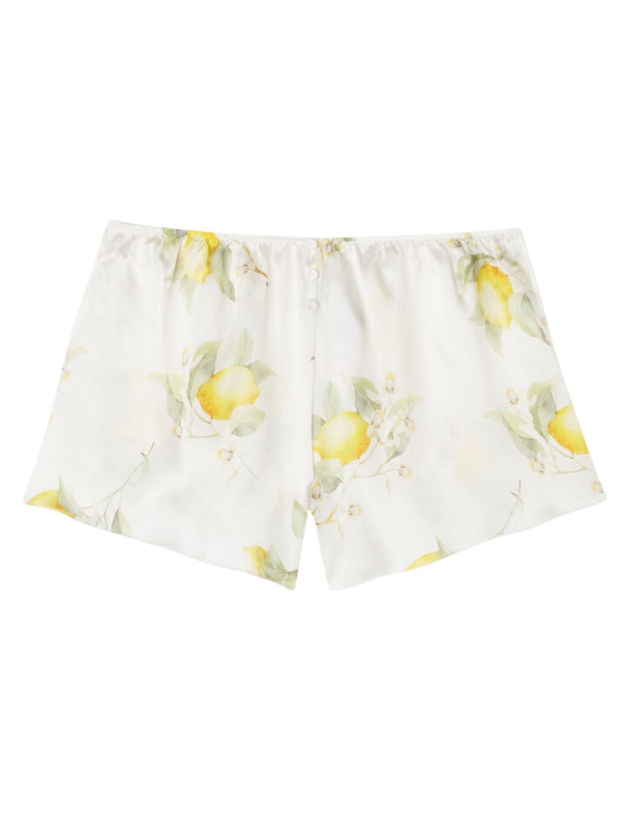 Shorts Em Seda Vacanze Italiane Amarelo Intimissimi