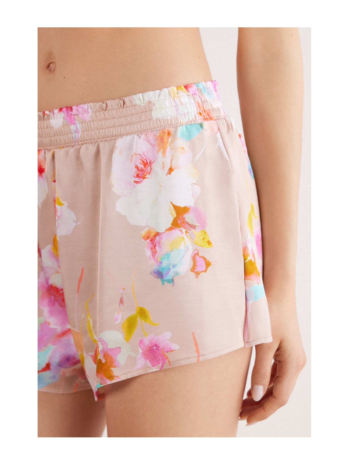 Shorts Em Viscose Here Comes The Sun Rosa Intimissimi