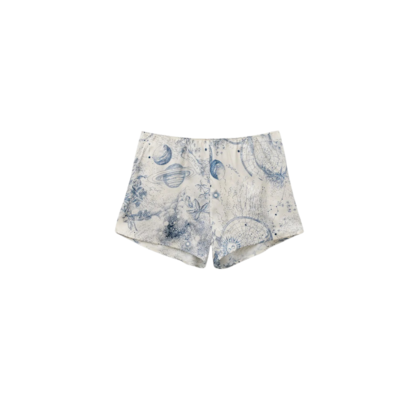 Shorts Em  Viscose Luxury Dreams - Azul