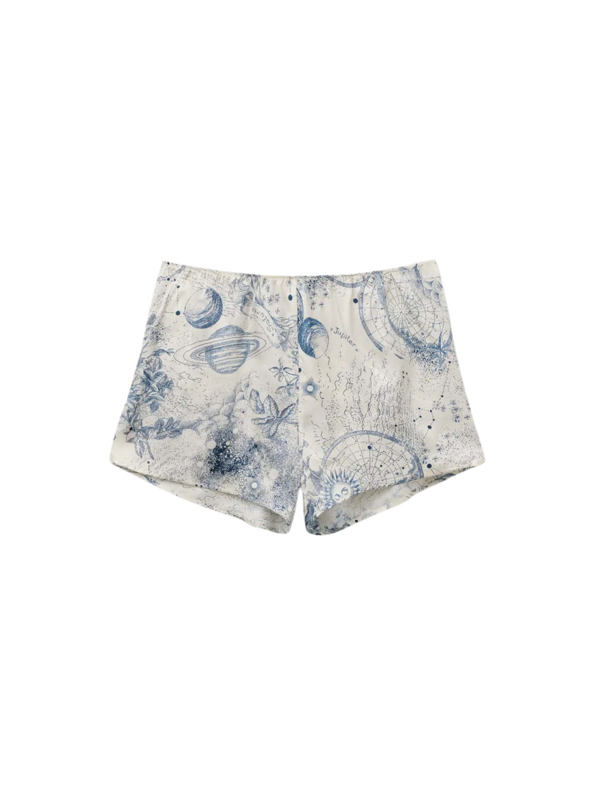 Shorts Em Viscose Luxury Dreams - Azul